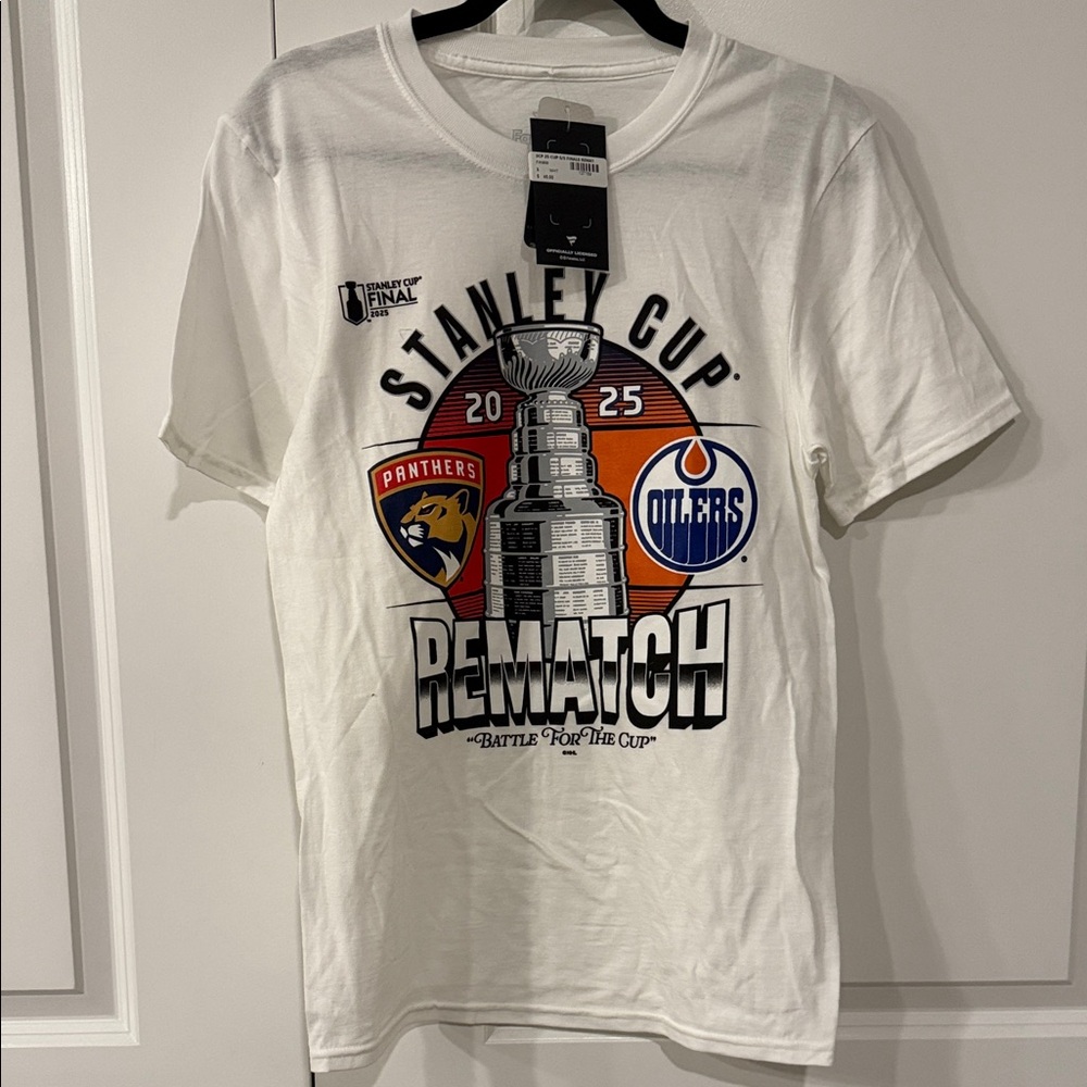 Fanatics Stanley Cup Rematch White Tee 2025 Size S